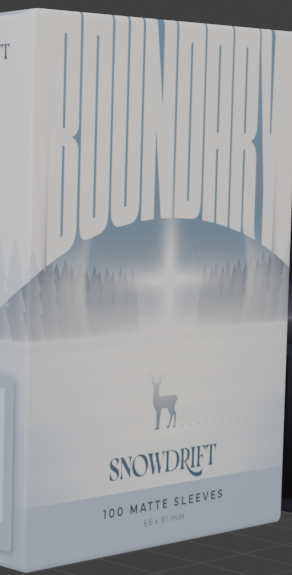 Snowdrift (White) TCG Sleeves (100ct.)